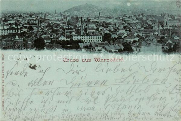 Warnsdorf  Varnsdorf Boehmen CZ Panorama