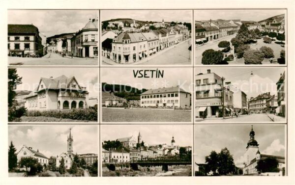 Vsetin Wsetin CZ Orts und Teilansichten