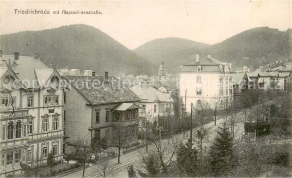 Friedrichroda mit Alexandrinenstrasse Feldpost
