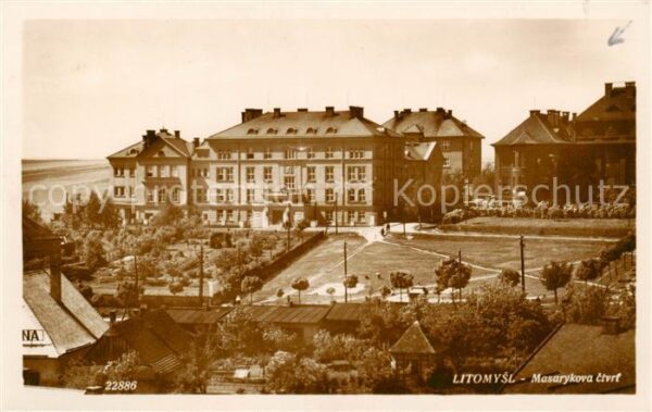 Litomysl Leitomischl CZ Masarykova trvrt Feldpost