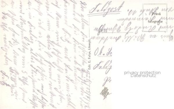 Litomysl Leitomischl CZ Masarykova trvrt Feldpost – Bild 2