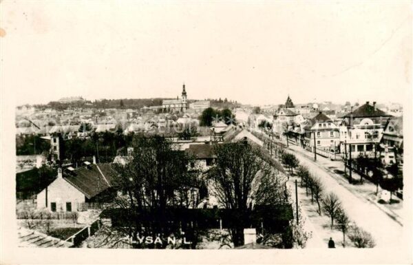 Lysa  nad Labem Lissa Elbe CZ Panorama