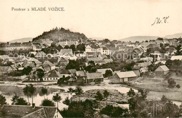 Mlada Vozice Jung Woschitz CZ Stadtansicht