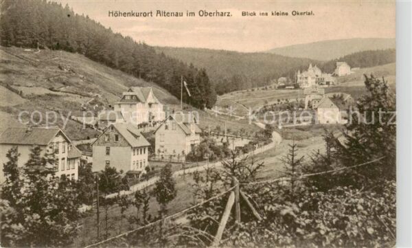 Altenau Harz Blick ins kleine Okertal
