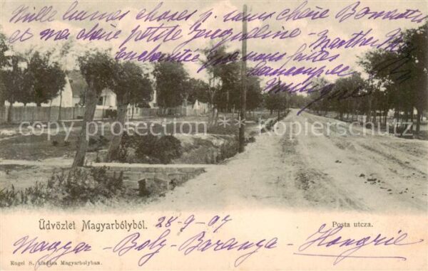 Magyarboly Ungarisch-Bohl HU Posta utcza