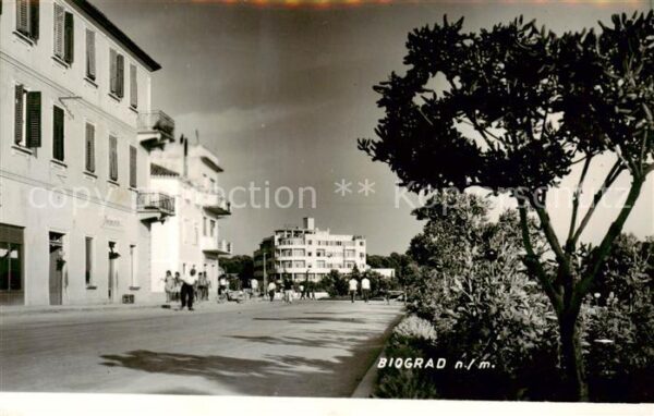 Biograd na Moru Croatia Strassenpartie