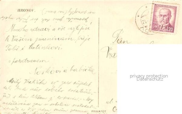 Hronov Hronow CZ Volks und Buergerschule fuer Jungen – Bild 2