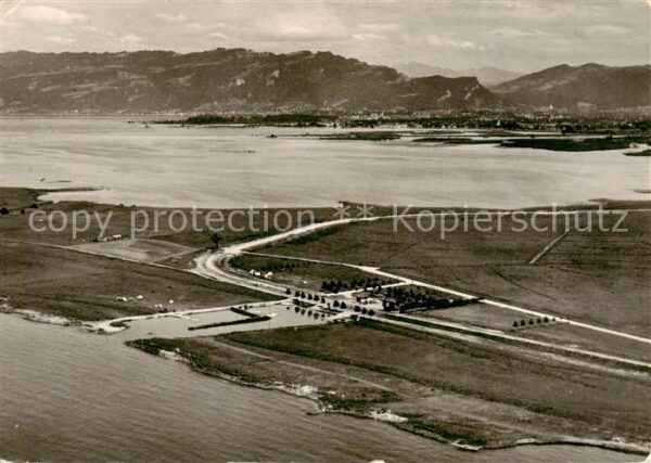 Hoechst Bodensee Vorarlberg AT Rohrspitz Fliegeraufnahme