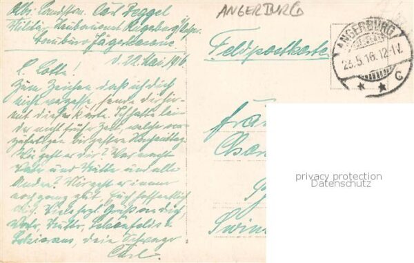Angerburg Ostpreussen Wegorzewo PL Soldatenstube Feldpost – Bild 2