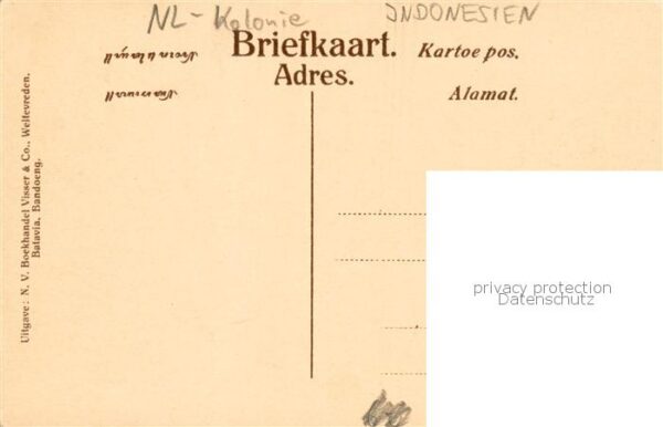 Bandoeng Indonesia Bragaweg – Bild 2