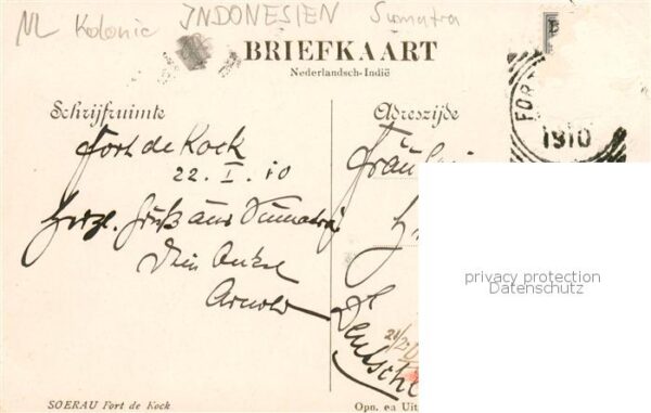Soerau Sumatra Sumatera Indonesia Fort de Kock – Bild 2