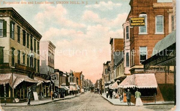 Union Hill New Jersey USA Bergenline Ave and Louis Street