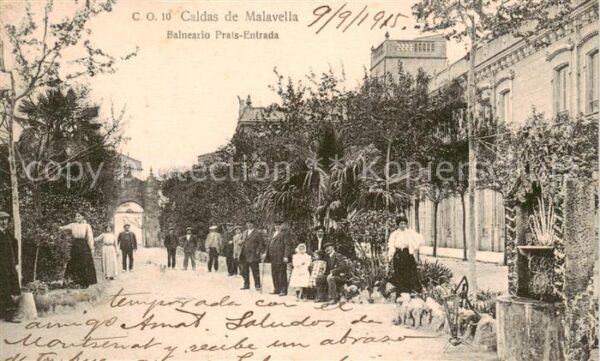 Caldas de Malavella Caldes de Malavella Costa Brava ES Balneario Prais Entrada