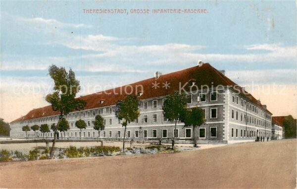 Theresienstadt Terezin CZ Grosse Infanterie Kaserne Feldpost