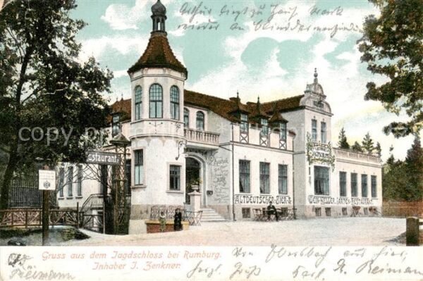 Rumburg Rumburk CZ Jagdschloss