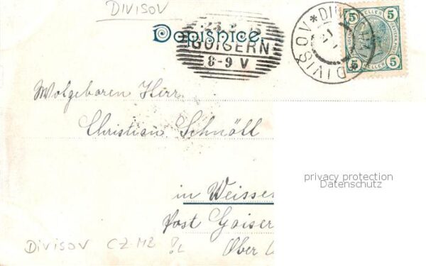 Divisov Diwischau CZ Namesti s kostelem – Bild 2