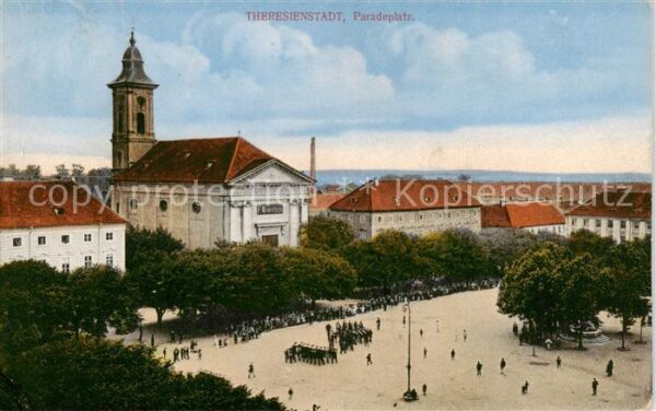Theresienstadt Terezin CZ Paradeplatz