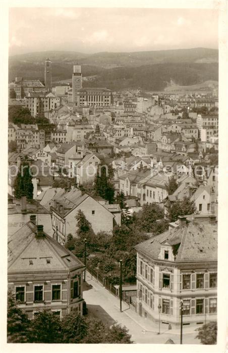 Jablonec nad Nisou Gablonz Neisse CZ Stadtansicht