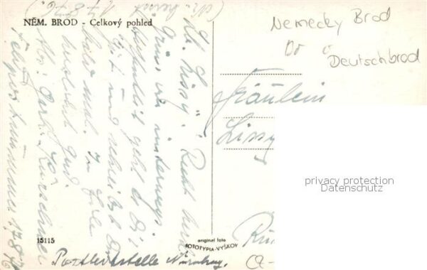 Nem Brod Nemecky-Brod Havlickuv Brod Deutsch-Brod CZ Celkovy pohled – Bild 2