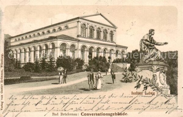Bad Brueckenau Conversationsgebaeude Denkmal Ludwig I