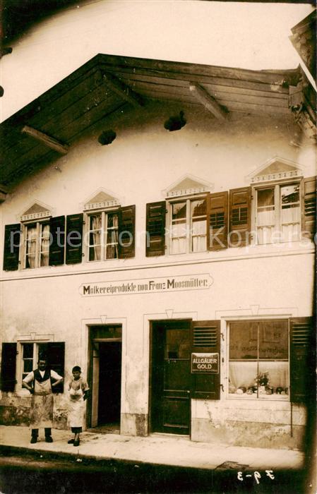 Sonthofen  Oberallgaeu Molkereiprodukte Franz Moosmueller
