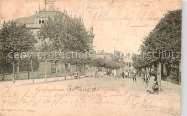 Grossenhain Sachsen Bahnhofstrasse