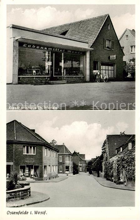 Ostenfelde Oelde Geschaeftshaus Th Mende Dorfpartie