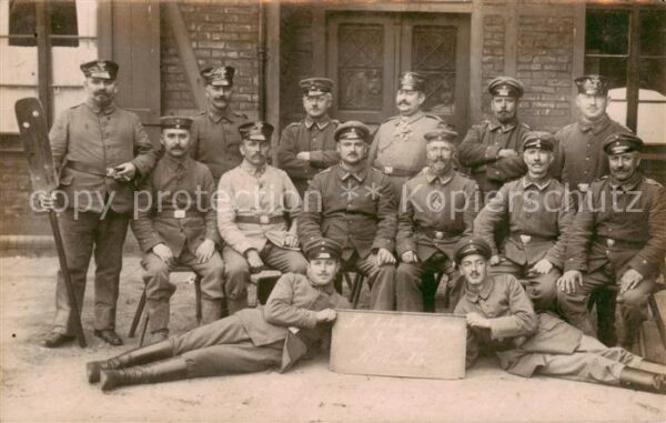 Wesel  Rhein Soldaten Gruppenbild Feldpost