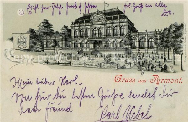 Pyrmont  Bad Karl Uebel Caffeehaus