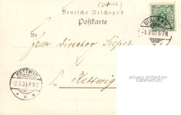 Berlin Hotel Stadt Coeln Deutsche Reichspost – Bild 2
