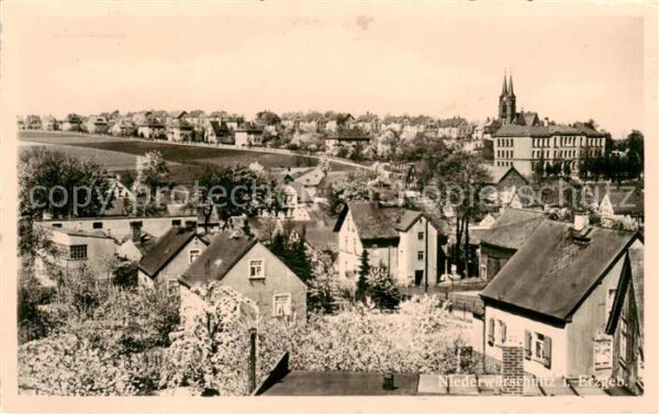 Niederwuerschnitz Ortspanorama mit Blick zur Kirche