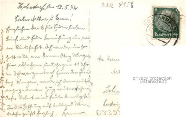Hohndorf  Stollberg Glauchau Erzgebirgskrei Ortsansicht mit Kirche – Bild 2