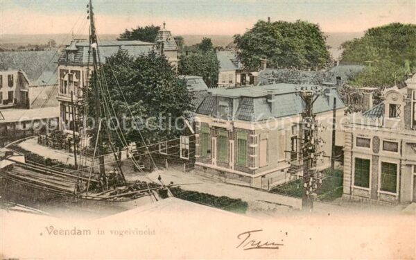 Veendam NL in vogelvlucht