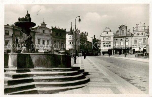 Nemecky-Brod Havlickuv Brod Deutsch-Brod CZ Namesti Stadtplatz Brunnen
