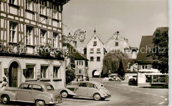 Tettnang Baerenplatz mit Torschloss