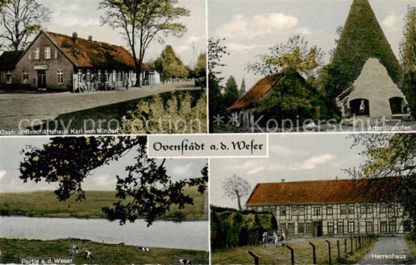 Ovenstaedt Petershagen Gast- und Geschaeftshaus Karl von Minden Alter Glasofen W