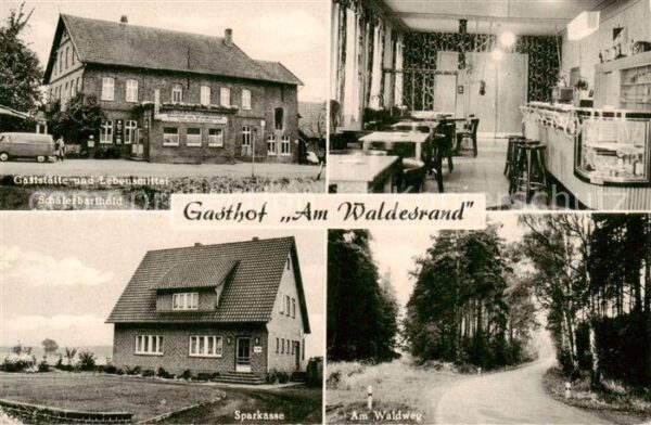 Suedfelde Minden Westfalen Gasthof Am Waldesrand Gastraum Sparkasse Waldweg