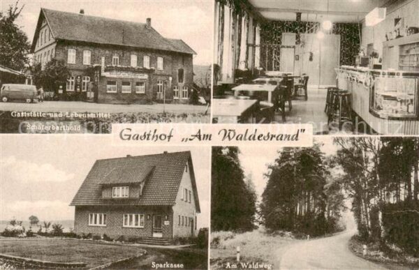 Suedfelde Minden Westfalen Gasthof Am Waldesrand Gastraum Sparkasse Waldweg