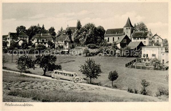 Adelmannsfelden Ortsansicht mit Kirche