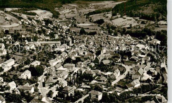 Bad Brueckenau Heilbad Original Fliegeraufnahme