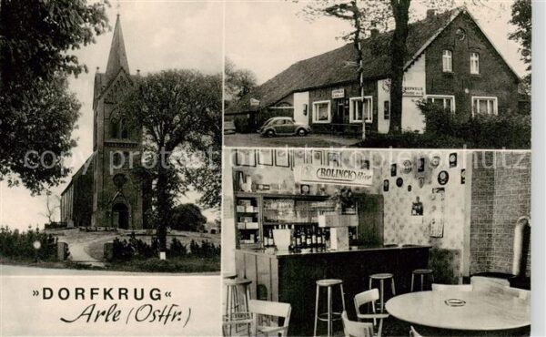 Arle Grossheide Gaststaette Dorfkrug Kirche