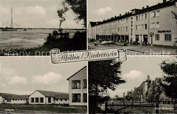 Moellen Niederrhein Voerde Rheinpartie Koenigsberger Strasse Schule Haus Wohnung