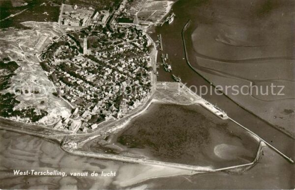 West-Terschelling NL vanuit de lucht
