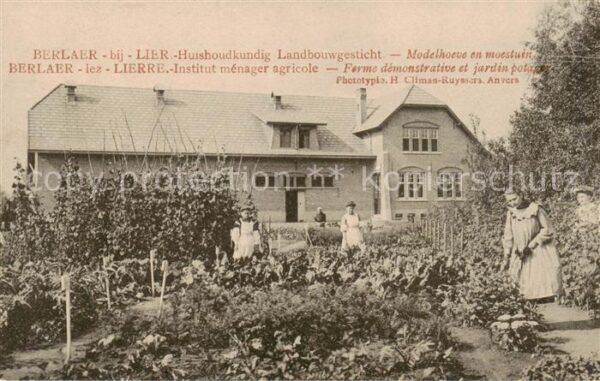 Berlaer Lier Belgie Huishoudkundig Landbouwgesticht Institut ménager agricole