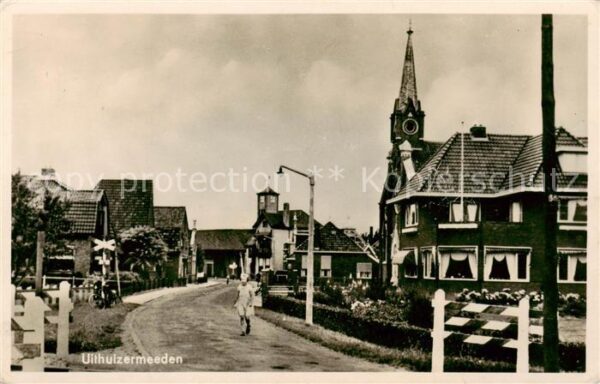 Uithuizermeeden NL Ortspartie an der Kirche