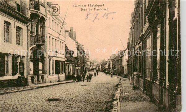 Comines-Warneton Belgie Rue du Faubourg