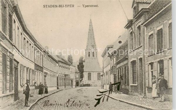 Staden  West-Vlaanderen Belgie Yperstraat