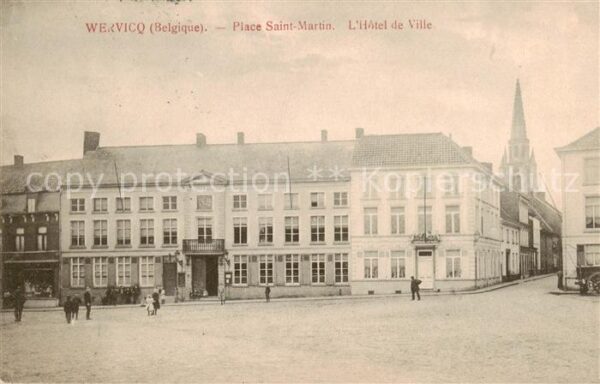 Wervicq Wervik West-Vlaanderen Belgie Place Saint Martin Hôtel de Ville