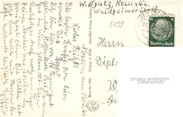 Nossen Original Fliegeraufnahme – Bild 2