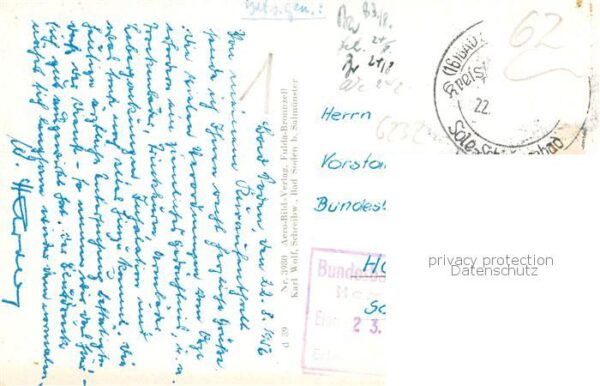 Bad Soden-Salmuenster Original Fliegeraufnahme – Bild 2